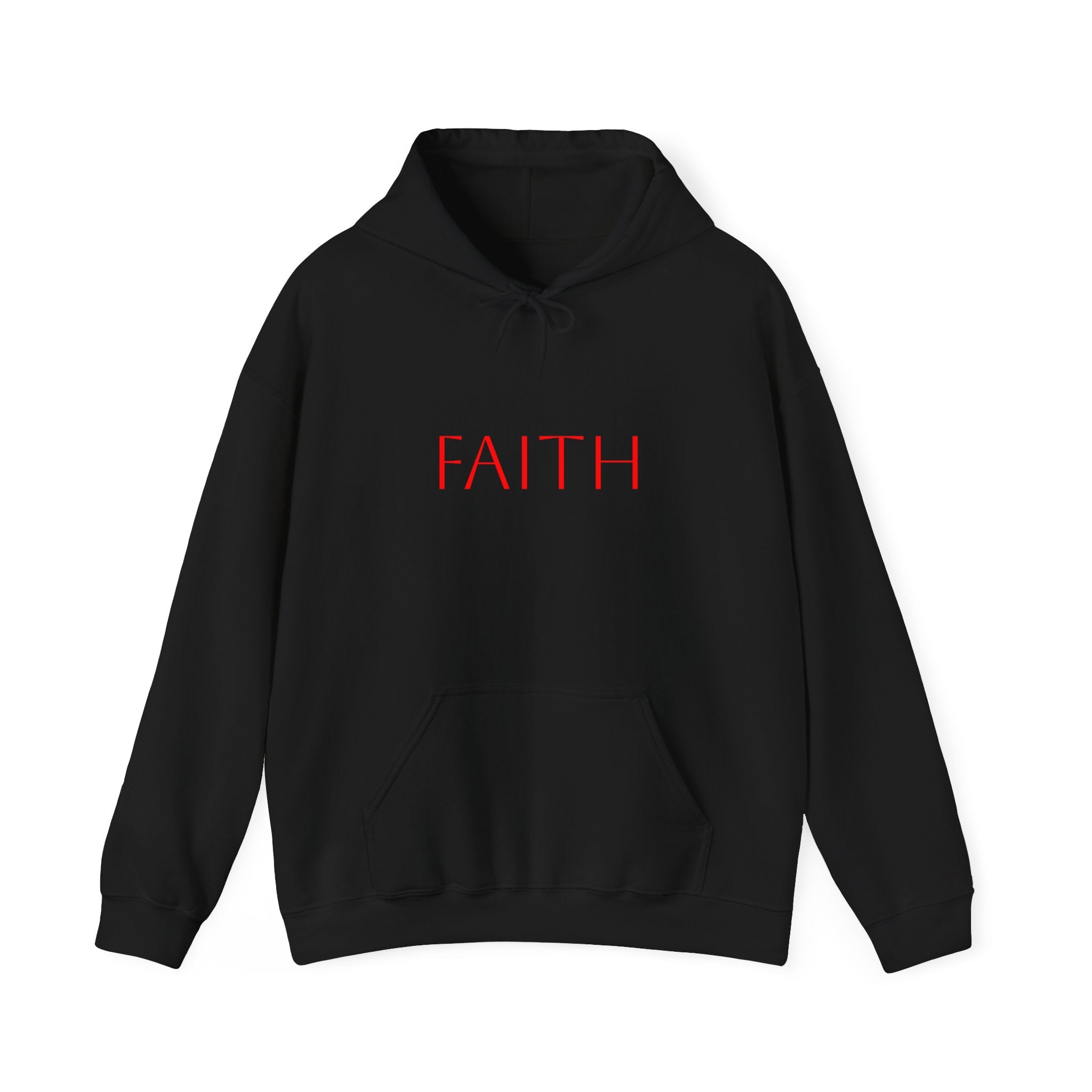 Faith Hoodie — Simple Pink Script Faith Sweatshirt