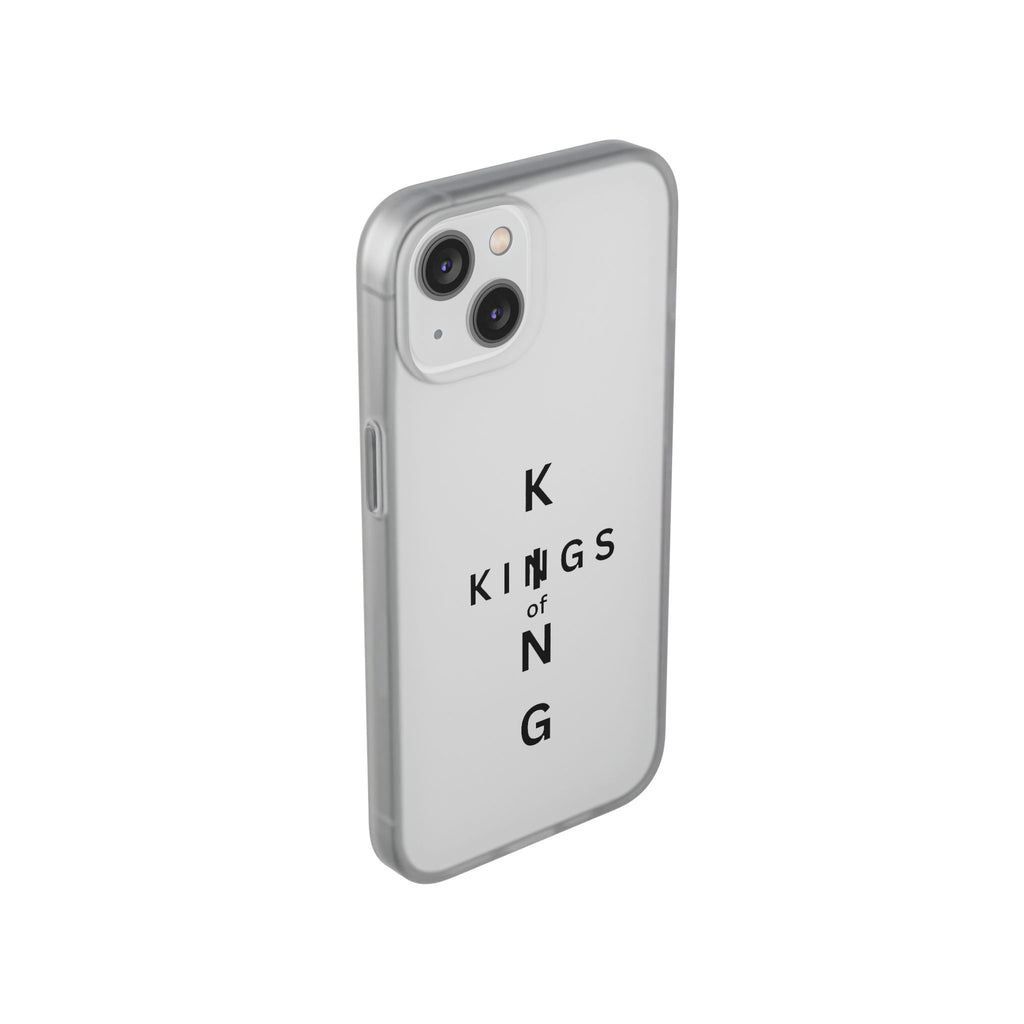 Flexi Phone Case — Minimal "Kings of King" Vertical Text Protective Cover