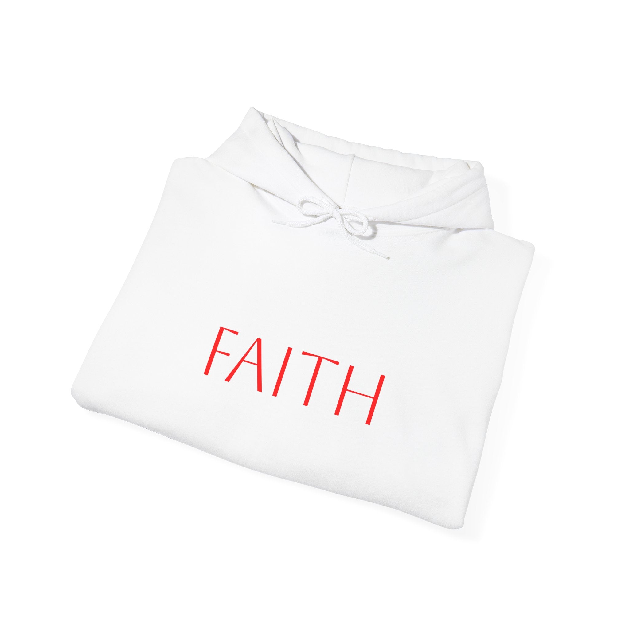 Faith Hoodie — Simple Pink Script Faith Sweatshirt