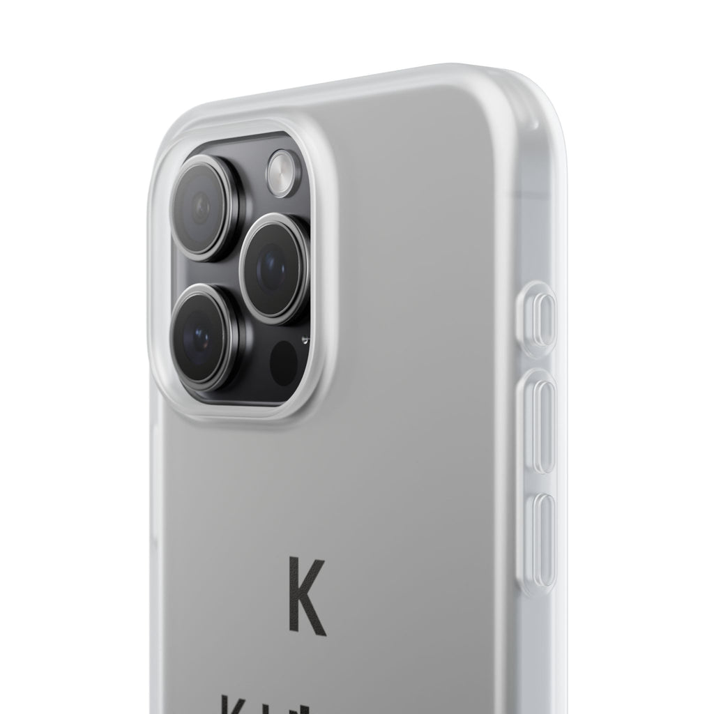 Flexi Phone Case — Minimal "Kings of King" Vertical Text Protective Cover