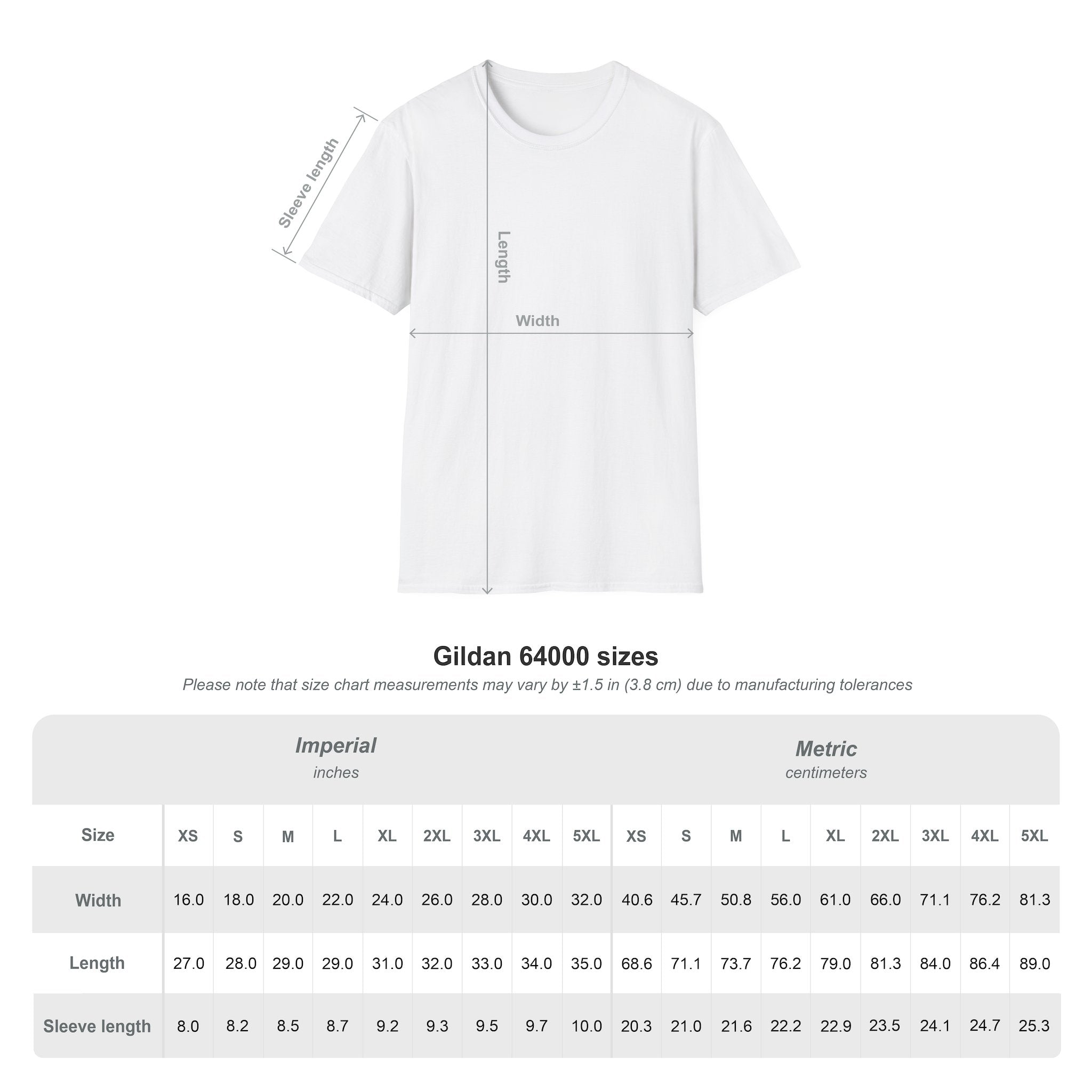 Chain Cross T-Shirt — Small Centered Necklace Graphic