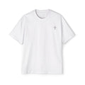 Heavyweight Men’s Tee — Crown of Thorns Heart & Cross Graphic