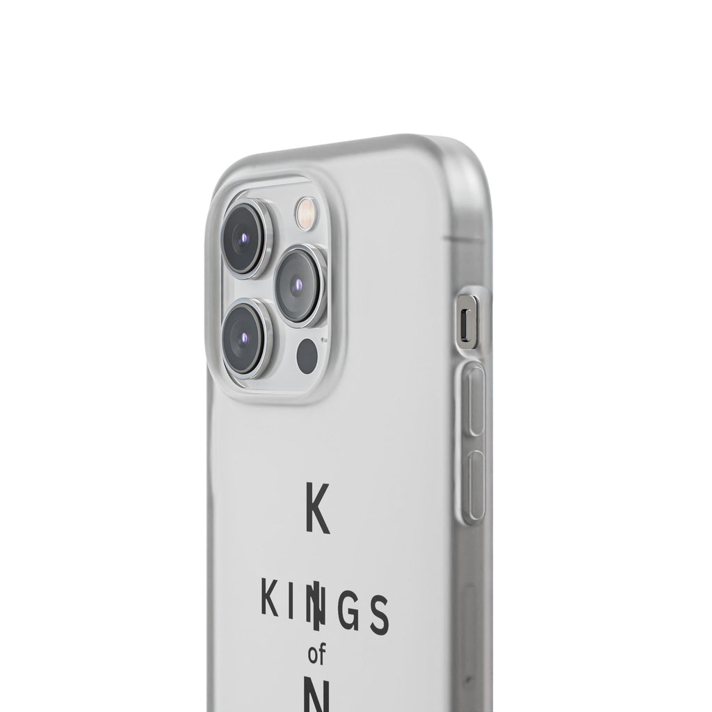 Flexi Phone Case — Minimal "Kings of King" Vertical Text Protective Cover