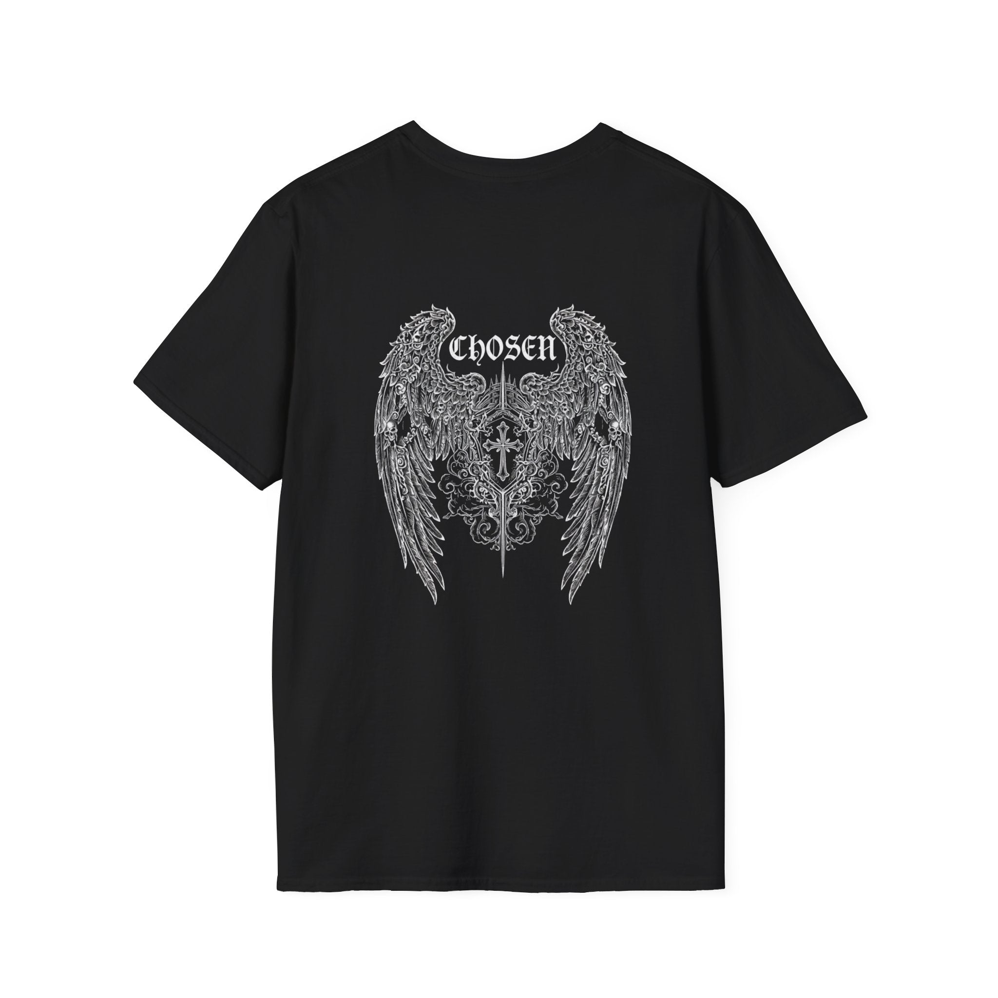 Crown of Thorns Graphic T-Shirt — Minimal Gothic Circle Tee