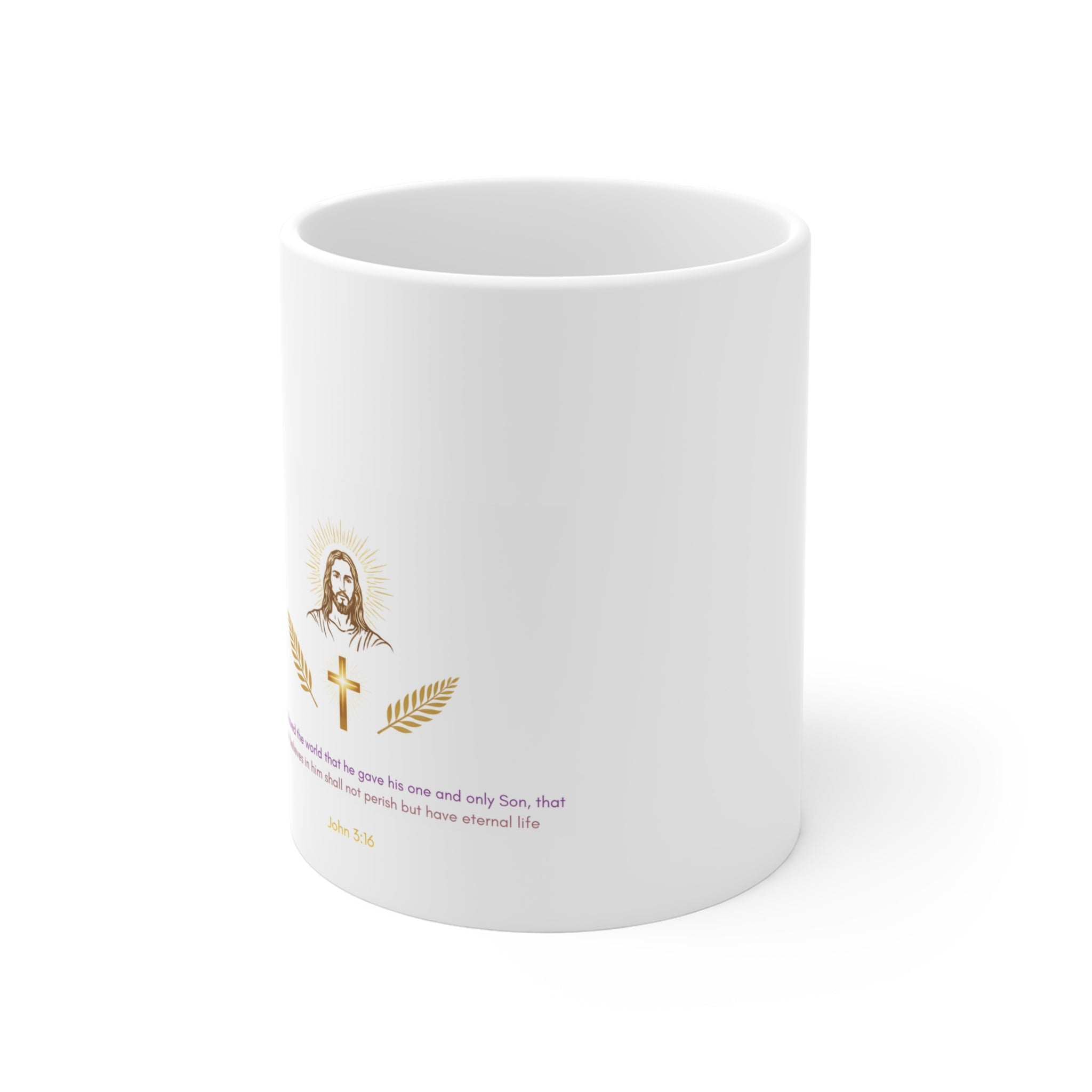 Christian Faith 11oz Mug — John 3:16 Jesus Coffee Mug