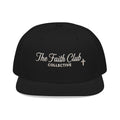 Embroidered 'Faith Club' Snapback Hat | Gothic Cross Streetwear Cap