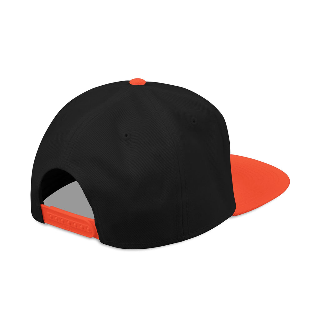 Embroidered 'Novrain' Gothic Cross Design Snapback Hat — Dark Streetwear Cap