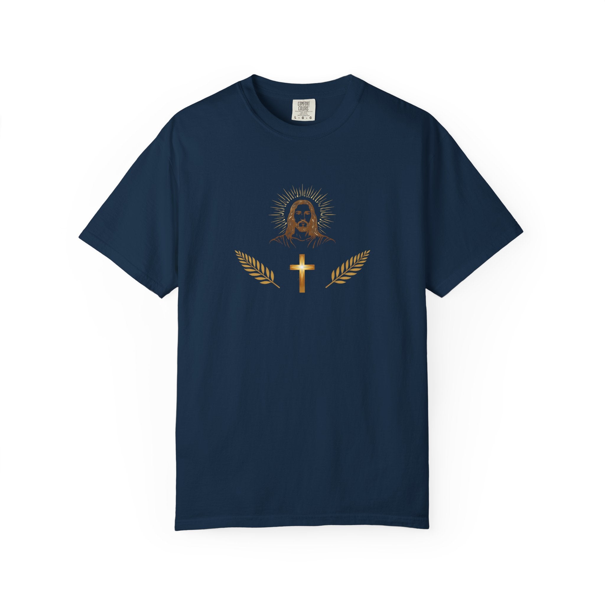 Jesus + Cross T-Shirt — Radiant Faith Graphic Tee