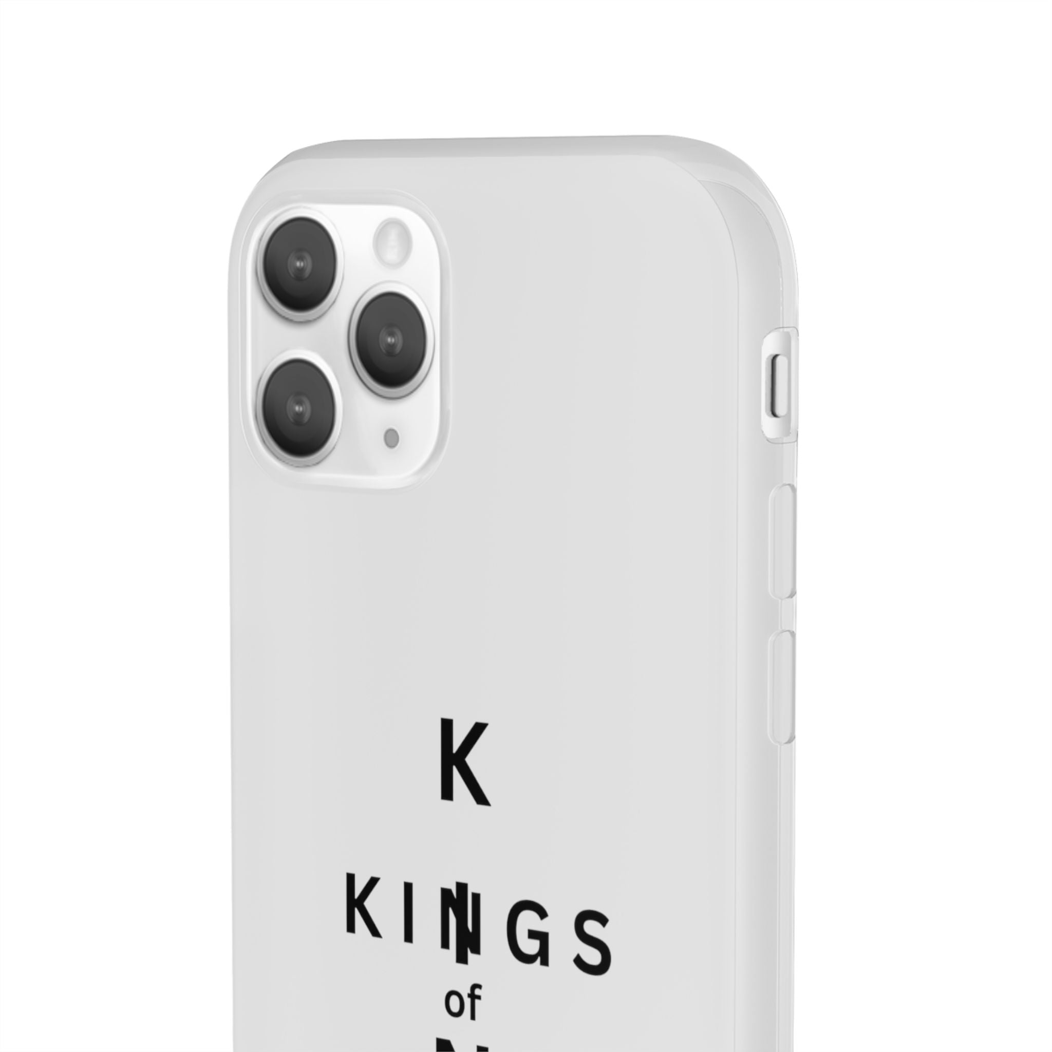 Flexi Phone Case — Minimal "Kings of King" Vertical Text Protective Cover