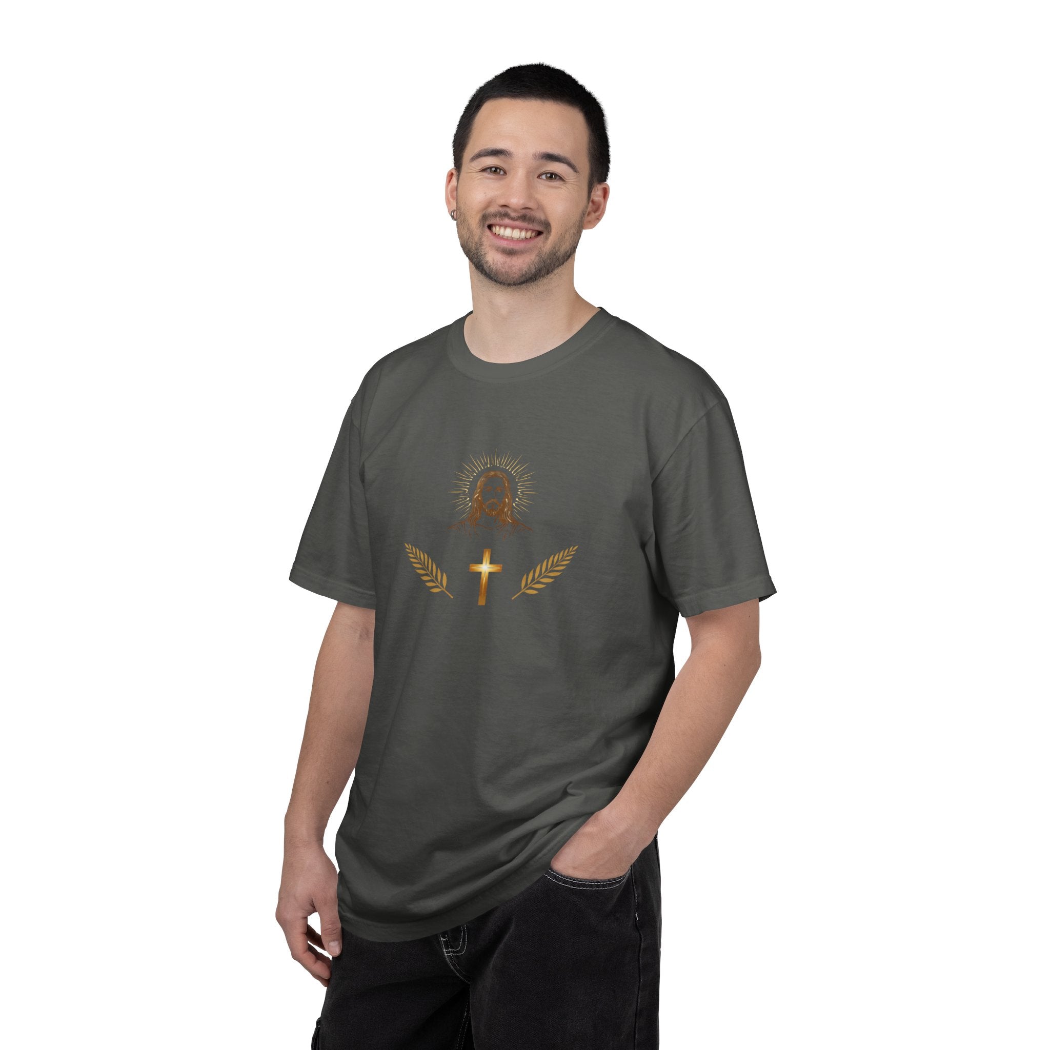 Jesus + Cross T-Shirt — Radiant Faith Graphic Tee