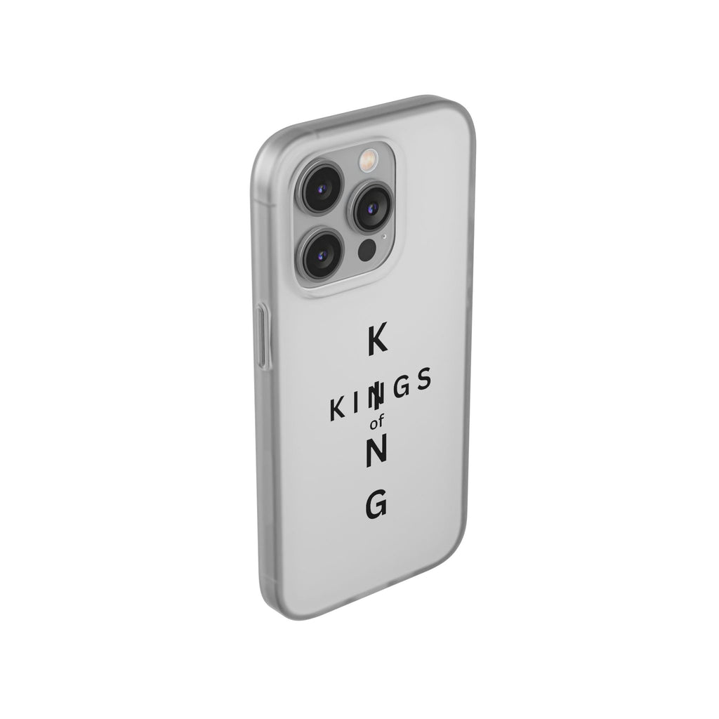 Flexi Phone Case — Minimal "Kings of King" Vertical Text Protective Cover