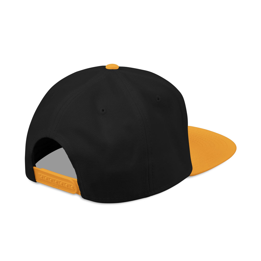 Embroidered 'Novrain' Gothic Cross Design Snapback Hat — Dark Streetwear Cap