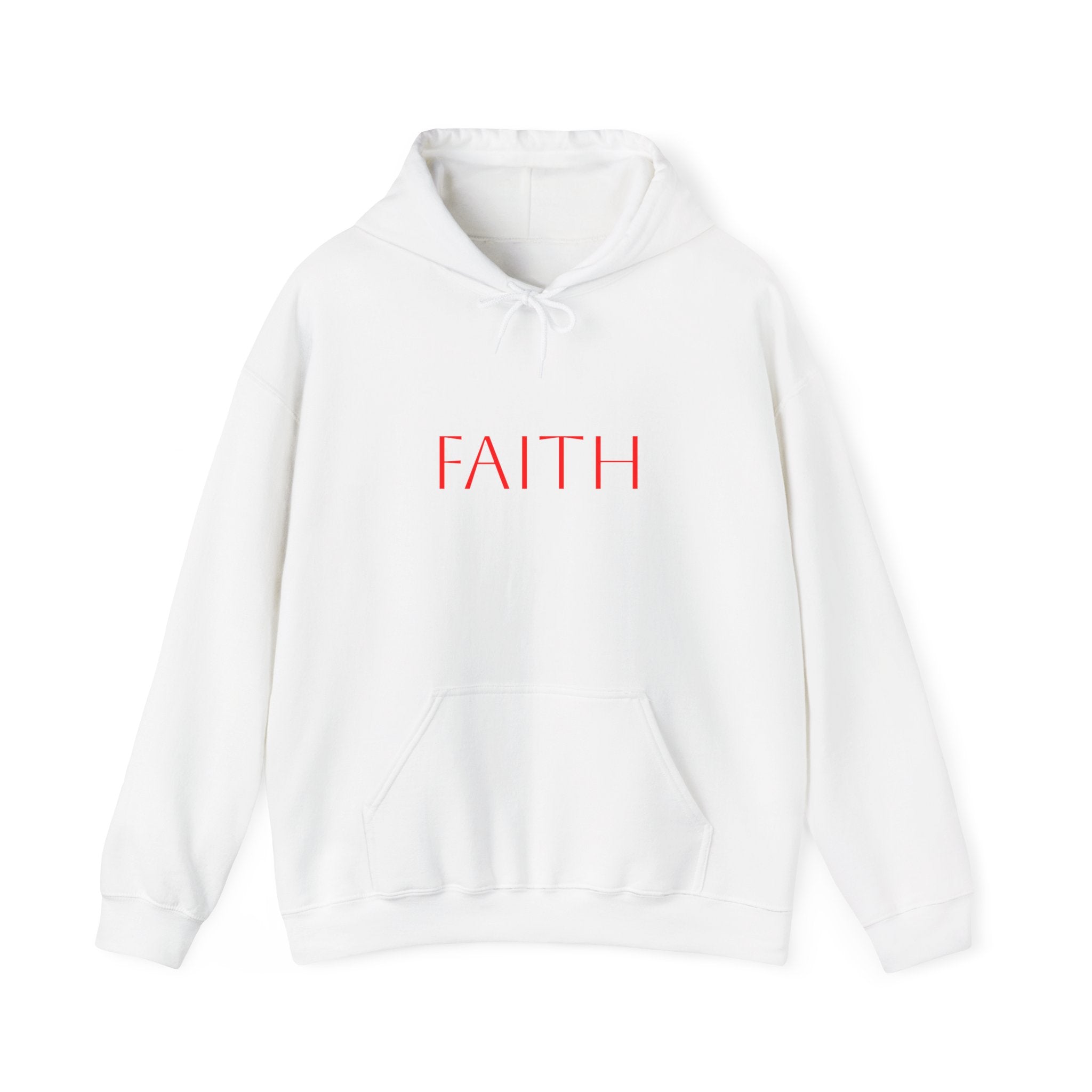 Faith Hoodie — Simple Pink Script Faith Sweatshirt