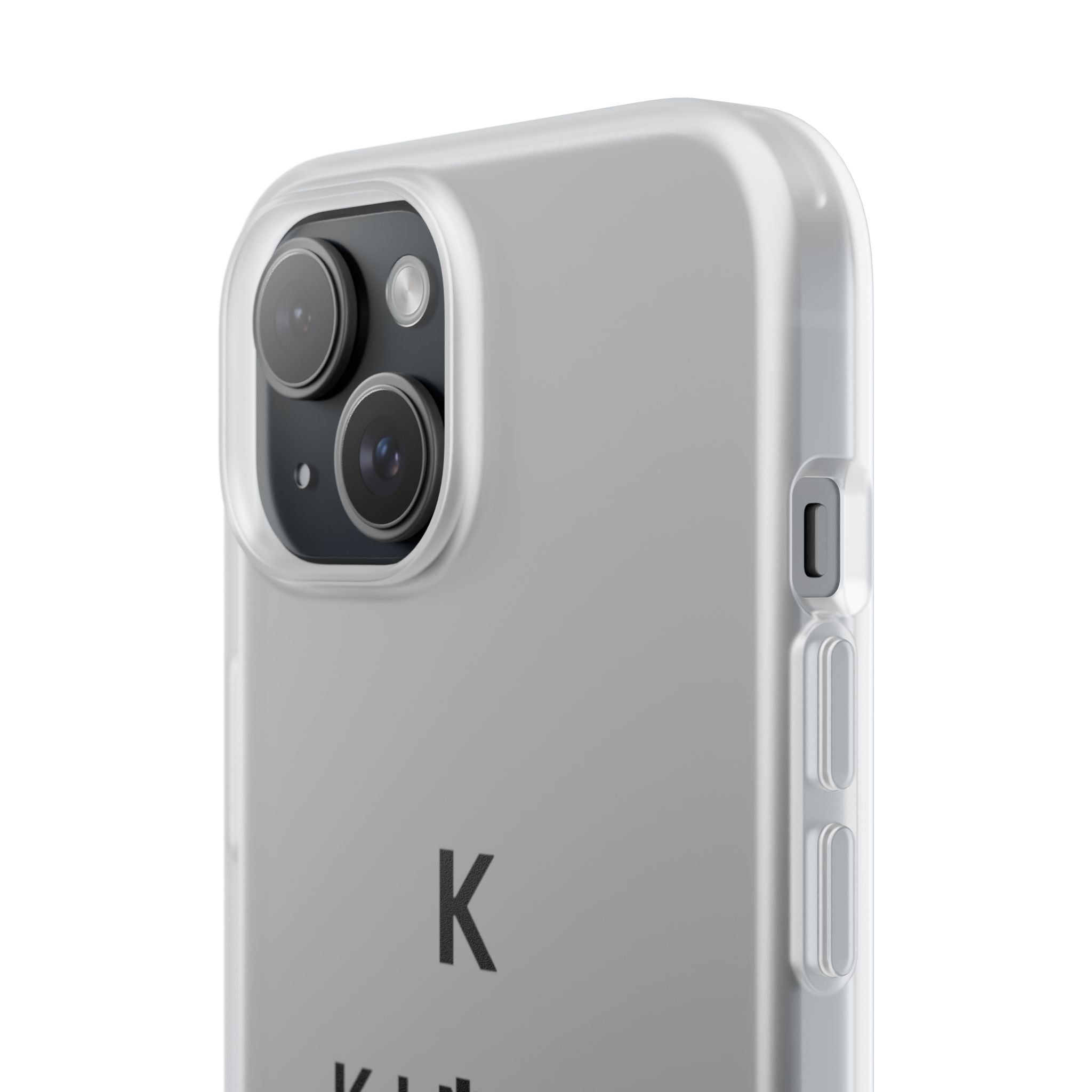 Flexi Phone Case — Minimal "Kings of King" Vertical Text Protective Cover