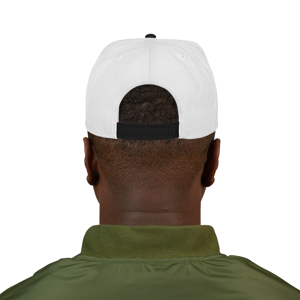 Embroidered 'Jesus' Gothic Gold Flame Snapback Hat