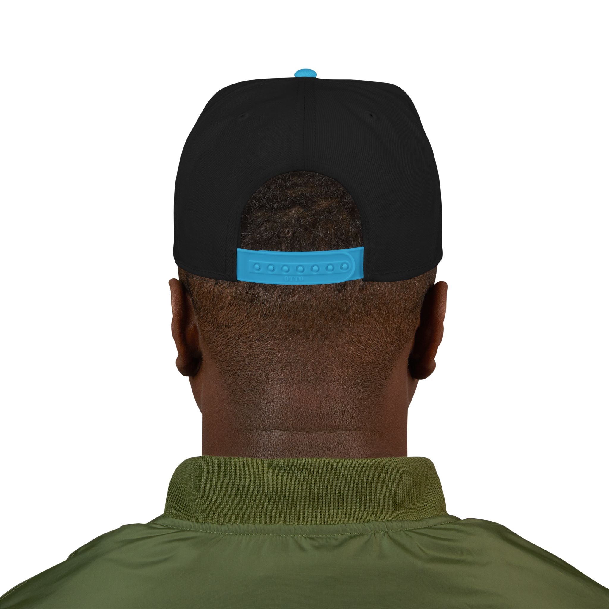 Embroidered 'Novrain' Gothic Cross Design Snapback Hat — Dark Streetwear Cap