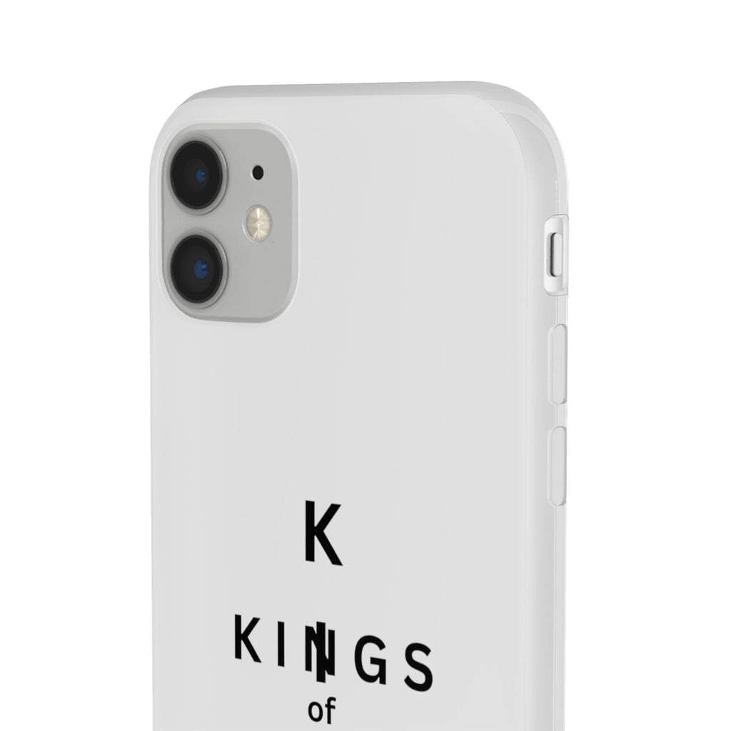 Flexi Phone Case — Minimal "Kings of King" Vertical Text Protective Cover