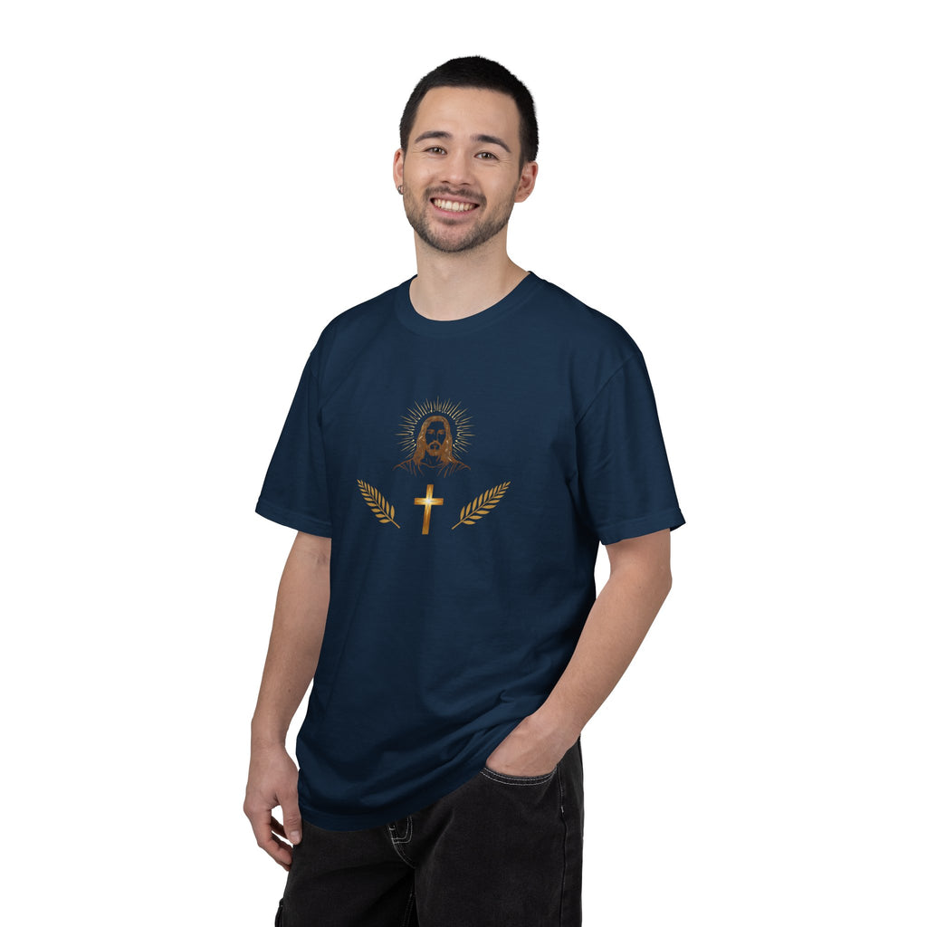 Jesus + Cross T-Shirt — Radiant Faith Graphic Tee