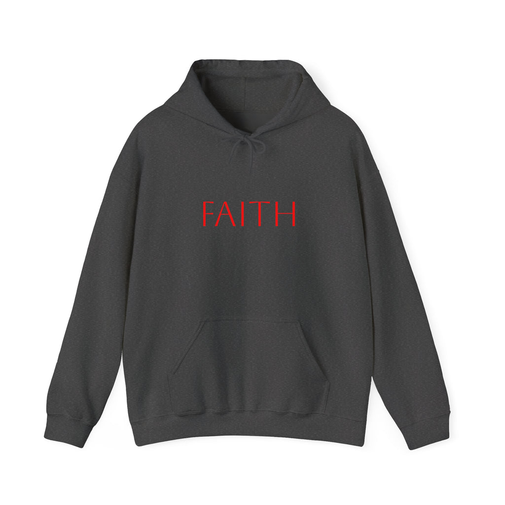 Faith Hoodie — Simple Pink Script Faith Sweatshirt
