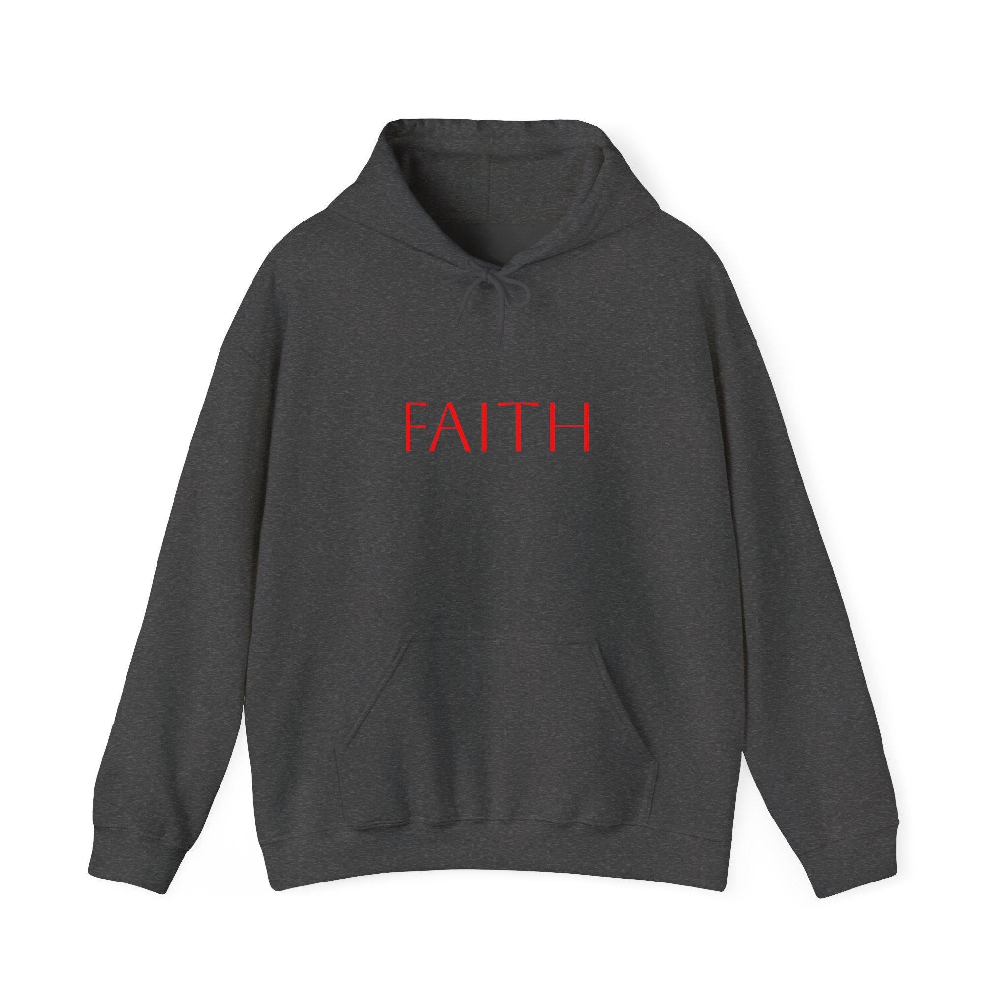 Faith Hoodie — Simple Pink Script Faith Sweatshirt