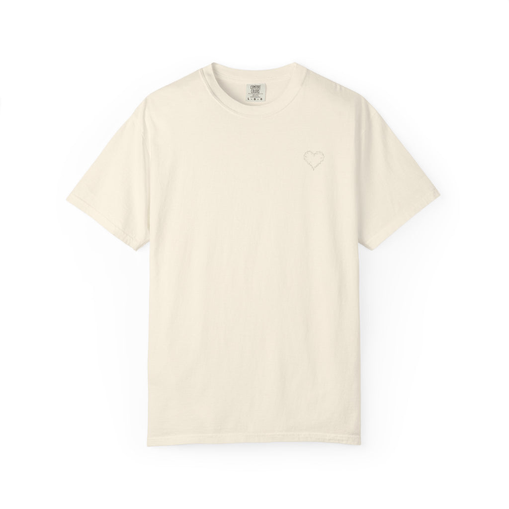 Botanical Cross And Heart T-Shirt — Floral Vine Crossback Graphic Tee