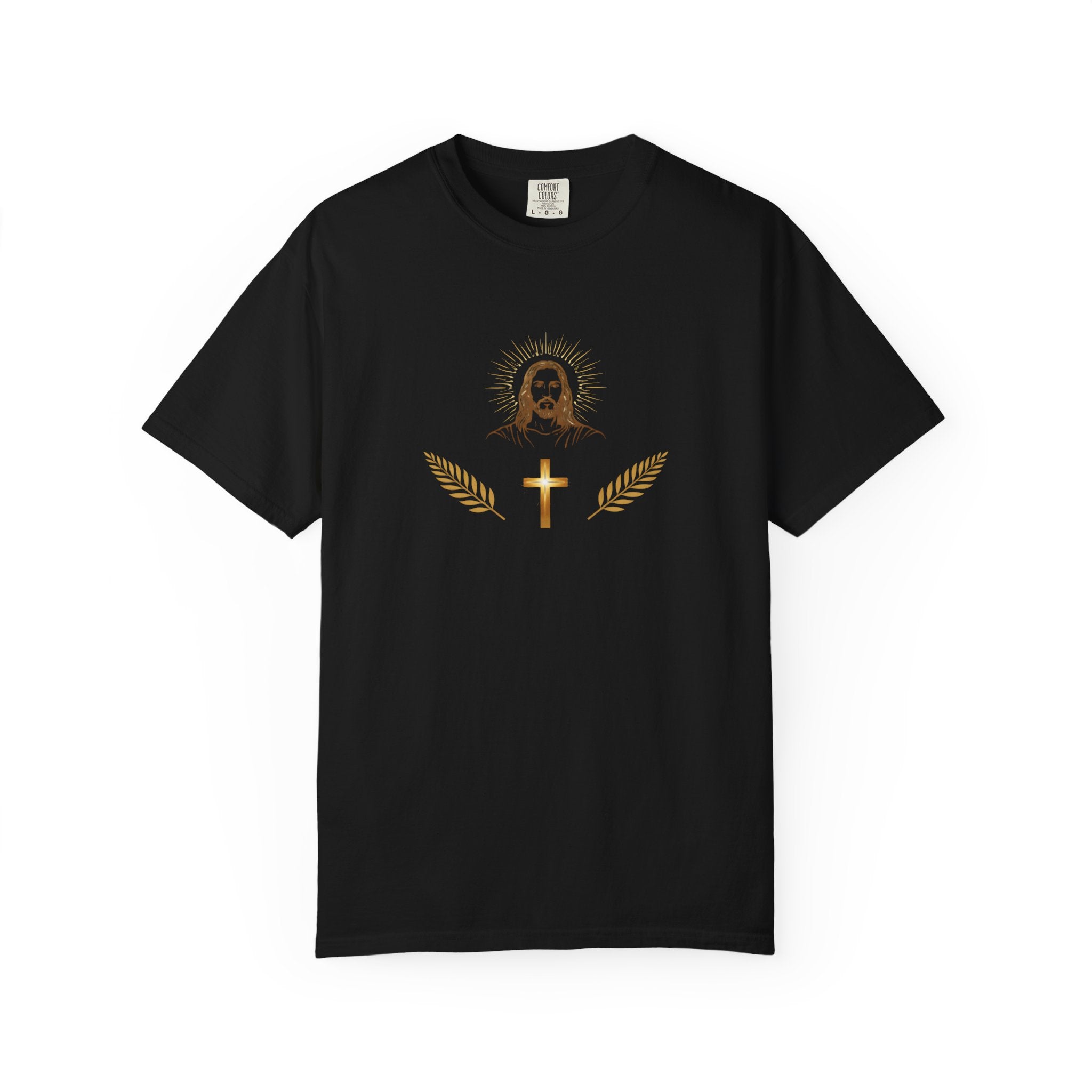 Jesus + Cross T-Shirt — Radiant Faith Graphic Tee
