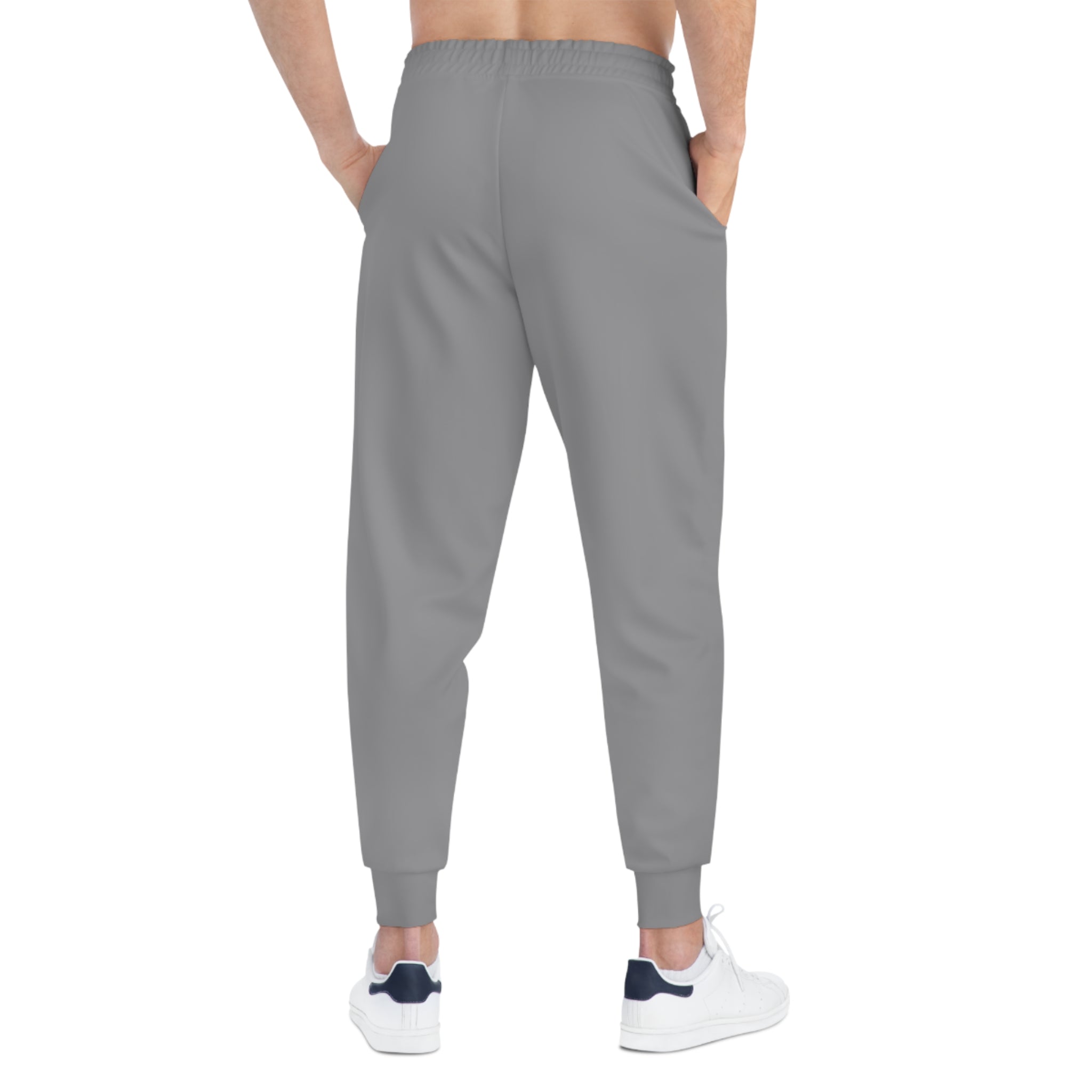 YHWH / YA LIV Religious Graphic Joggers — Hebrew Faith Lettering Sweatpants