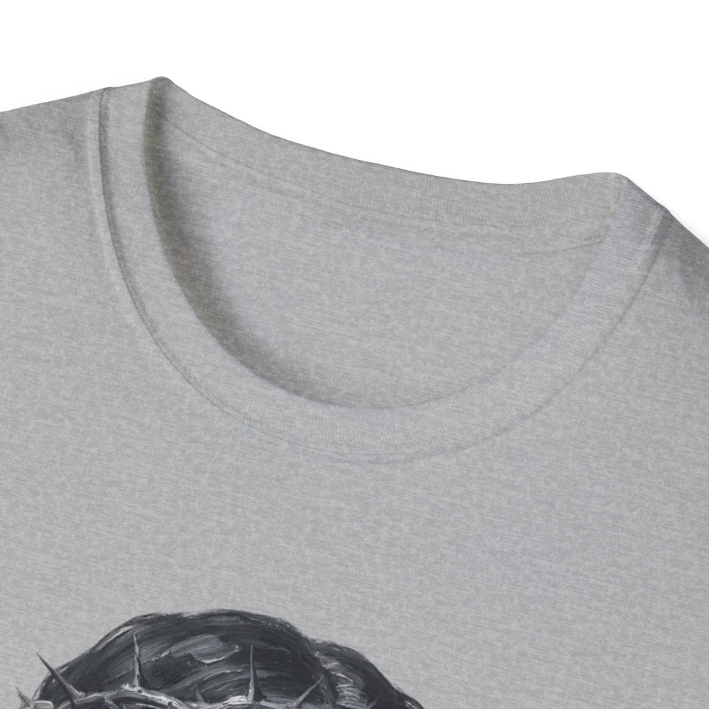 Jesus Portrait T-Shirt – Crown of Thorns Christian Tee
