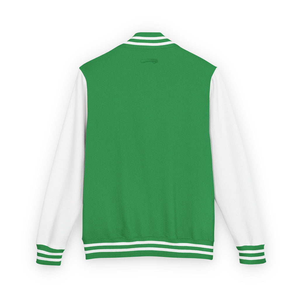 King of Kings Letterman Jacket - Minimal Vertical Script Chest Design