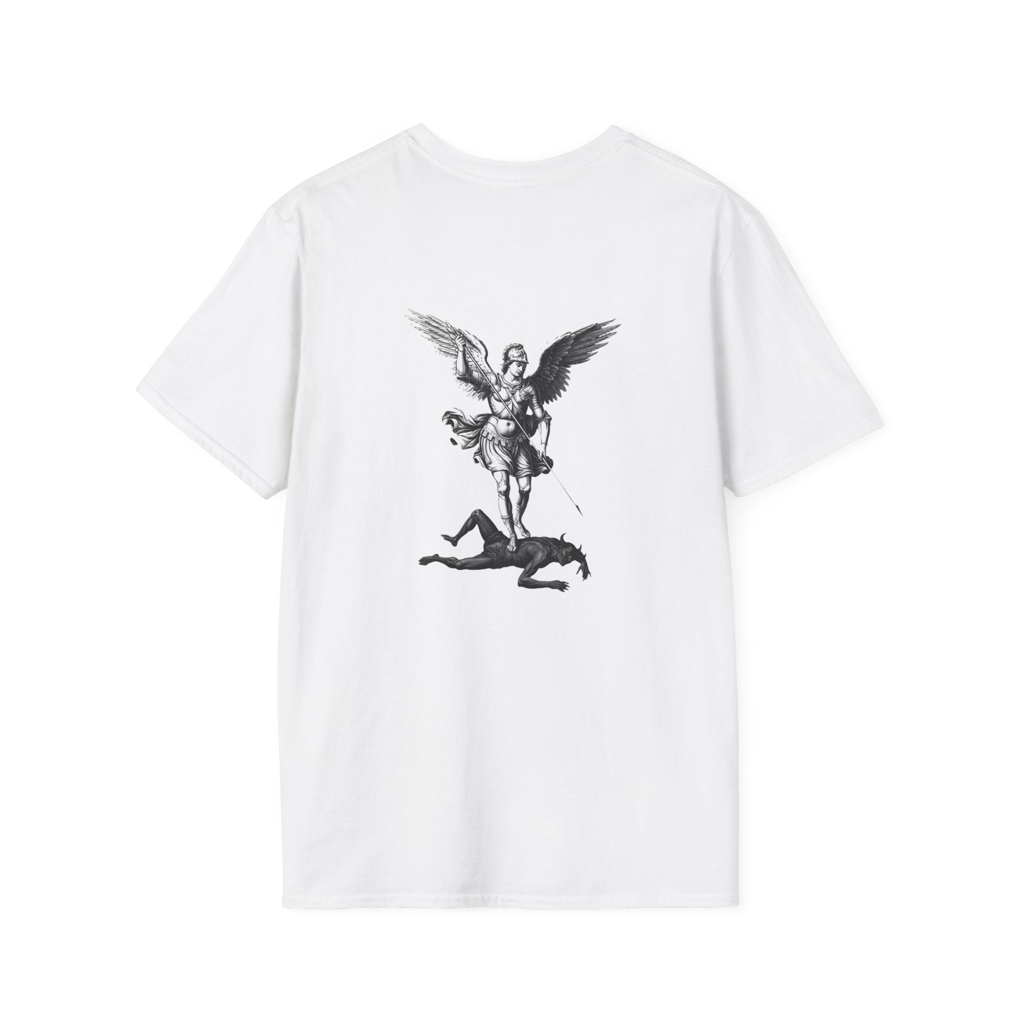 Saint Michael Striking Devil T-Shirt