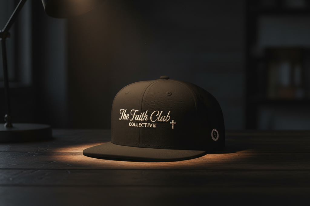 The Faith Club Embroidered Hat | Snapback Embroidered with side design