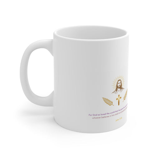 Christian Faith 11oz Mug — John 3:16 Jesus Coffee Mug