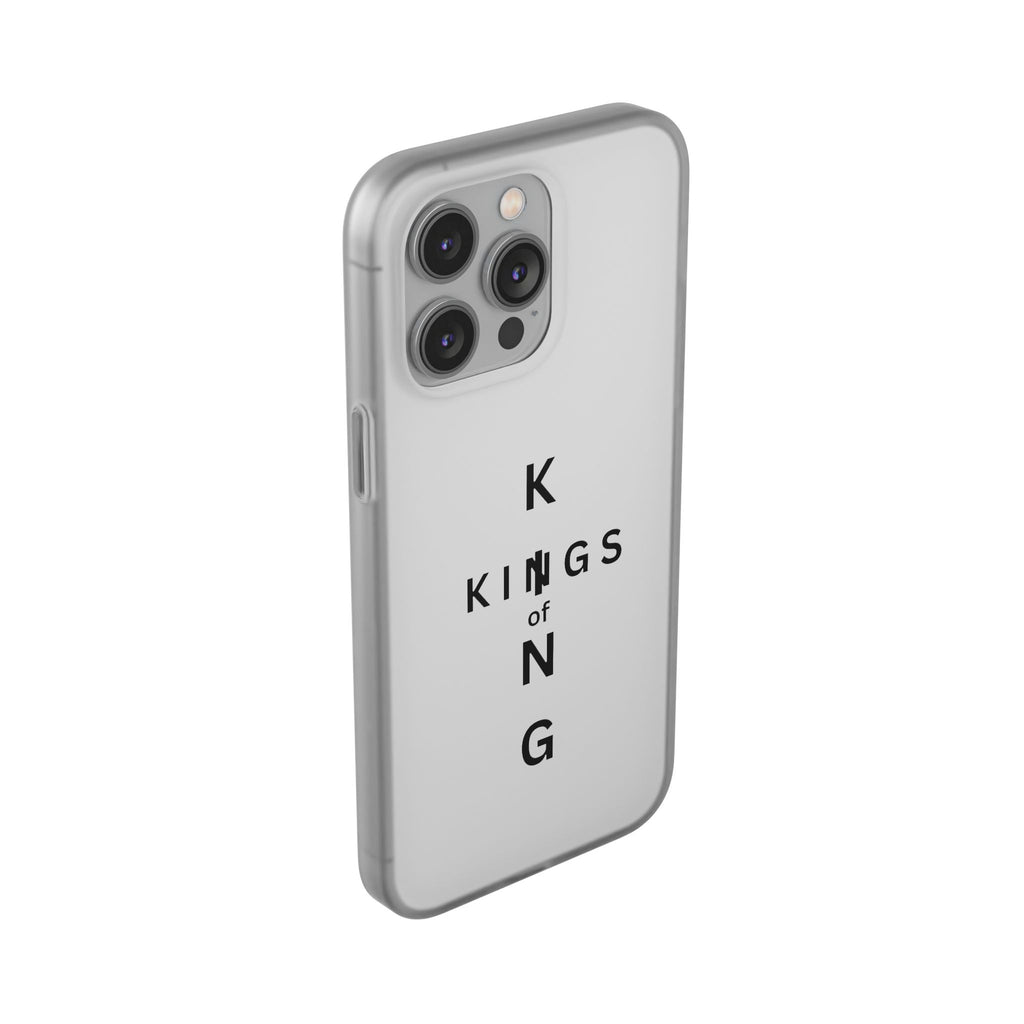 Flexi Phone Case — Minimal "Kings of King" Vertical Text Protective Cover
