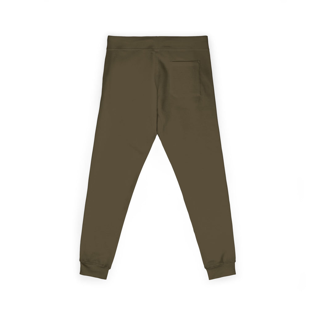 Embroidered Fleece Sweatpants — Olive Cozy Joggers