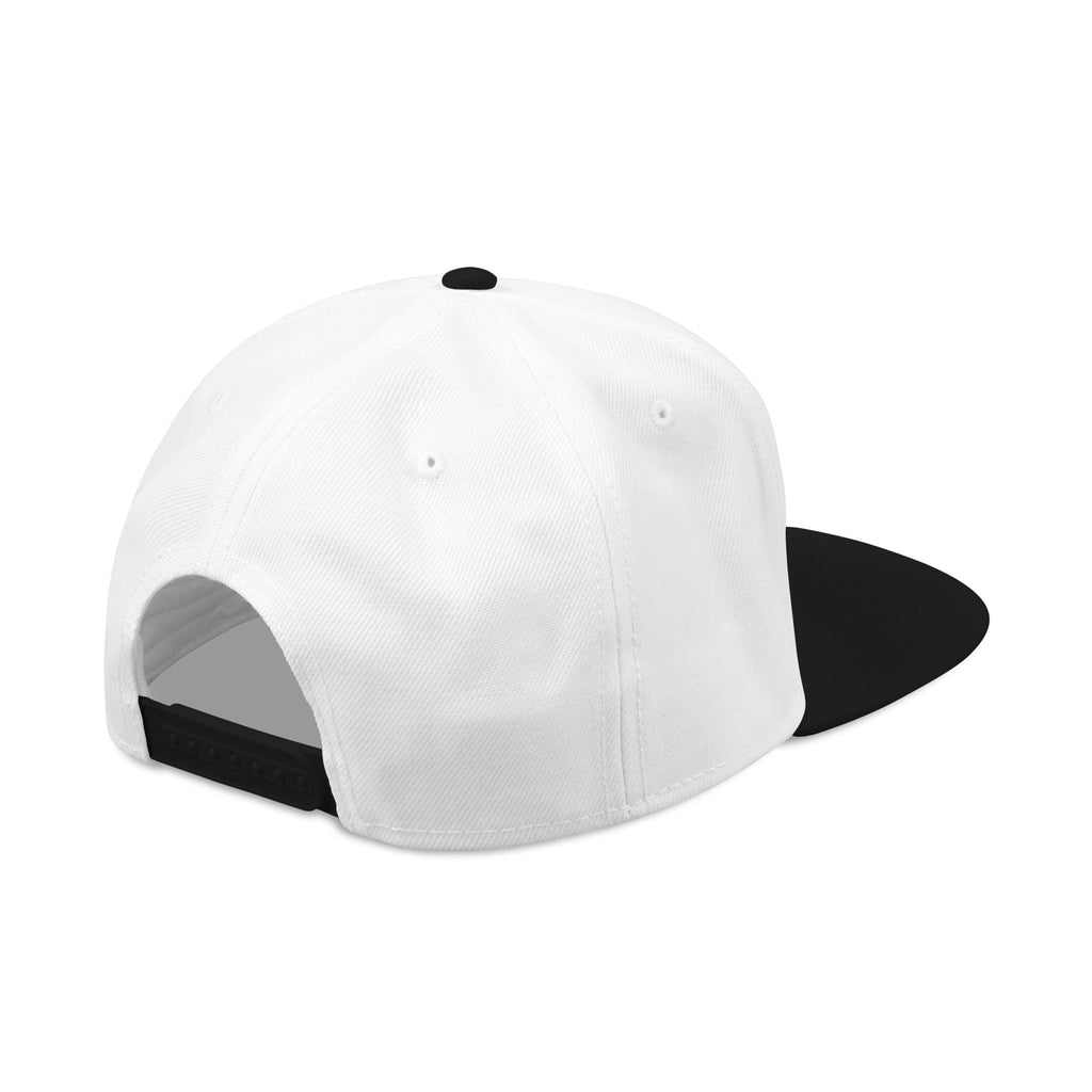 Embroidered "The Redeemed Society" Script Snapback Hat — No side design — Rhinestone “Blessed” Design