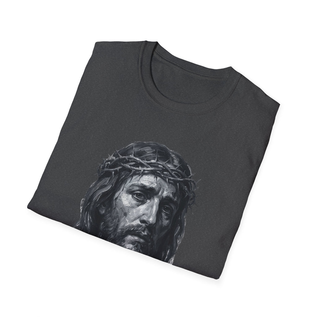 Jesus Portrait T-Shirt – Crown of Thorns Christian Tee