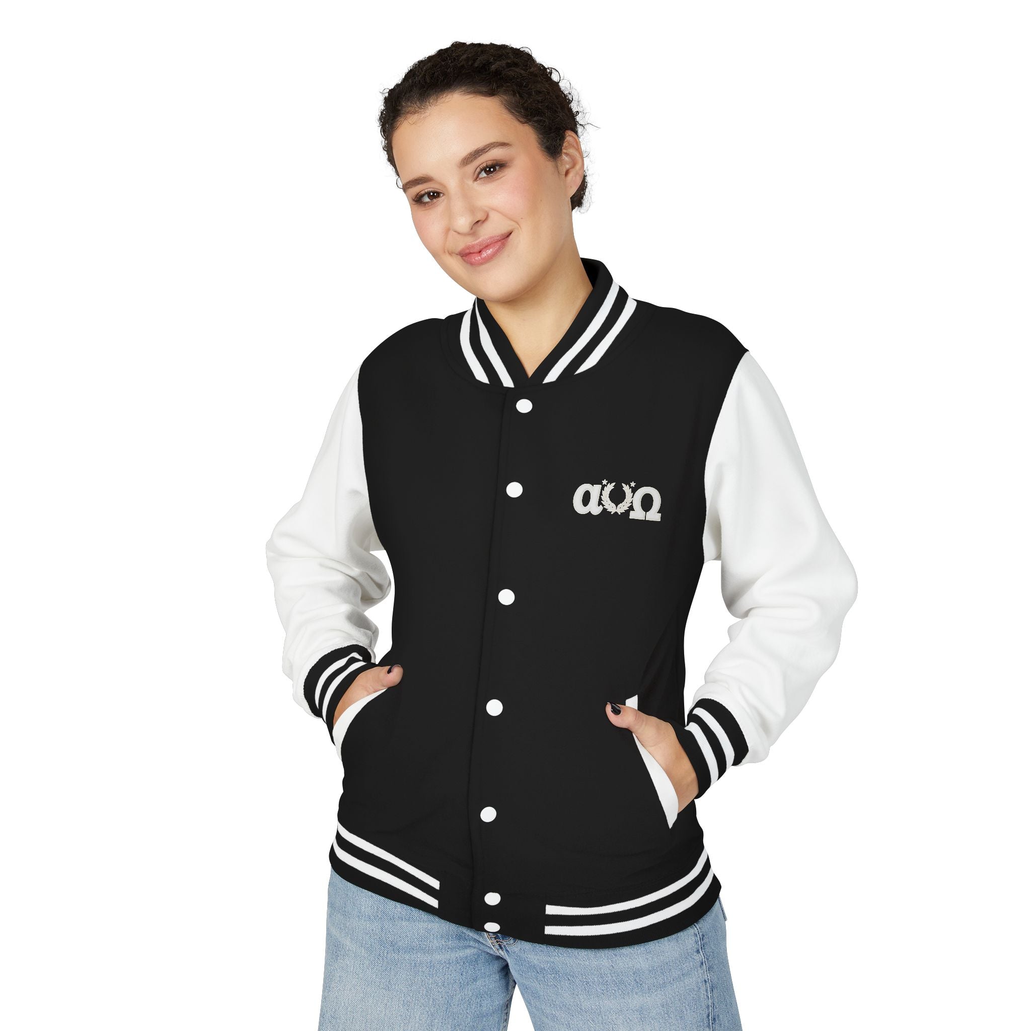 Letterman Jacket — “YHWH Ally” Eye Emblem Varsity Jacket