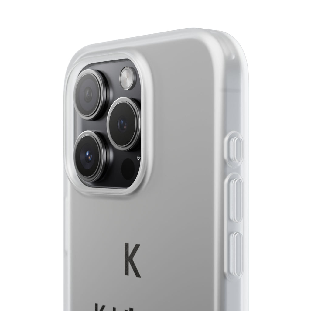 Flexi Phone Case — Minimal "Kings of King" Vertical Text Protective Cover
