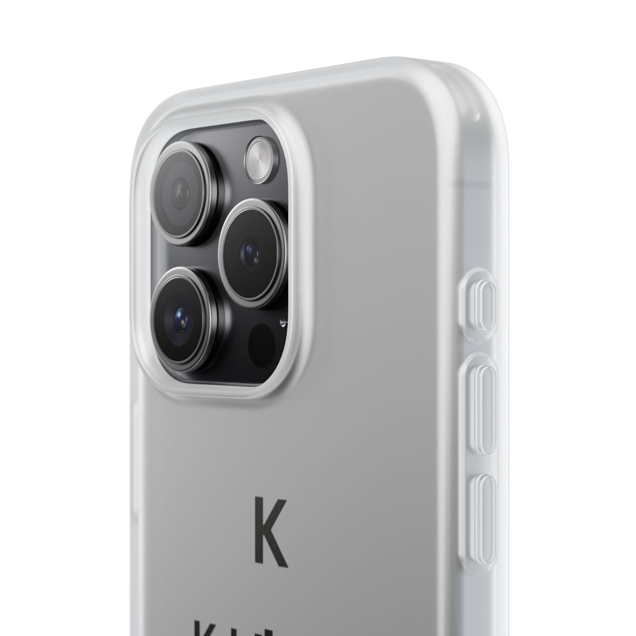 Flexi Phone Case — Minimal "Kings of King" Vertical Text Protective Cover