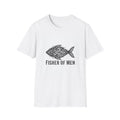 Fisher of Men T-Shirt — Rustic Scribble Fish Christian Tee