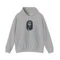 Jesus Portrait Hoodie - Crown of Thorns Religious Graphic Sweatshirt