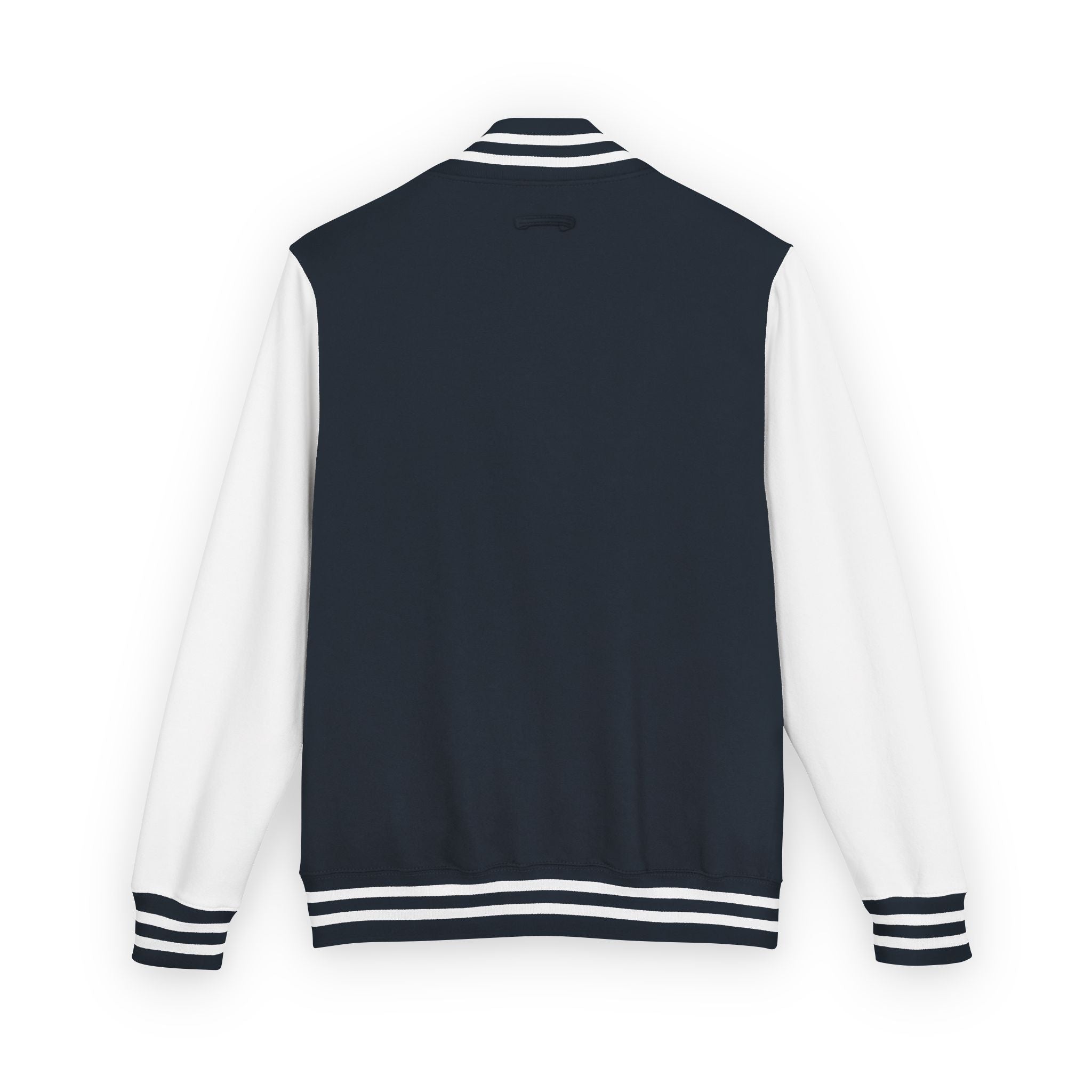 King of Kings Letterman Jacket - Minimal Vertical Script Chest Design