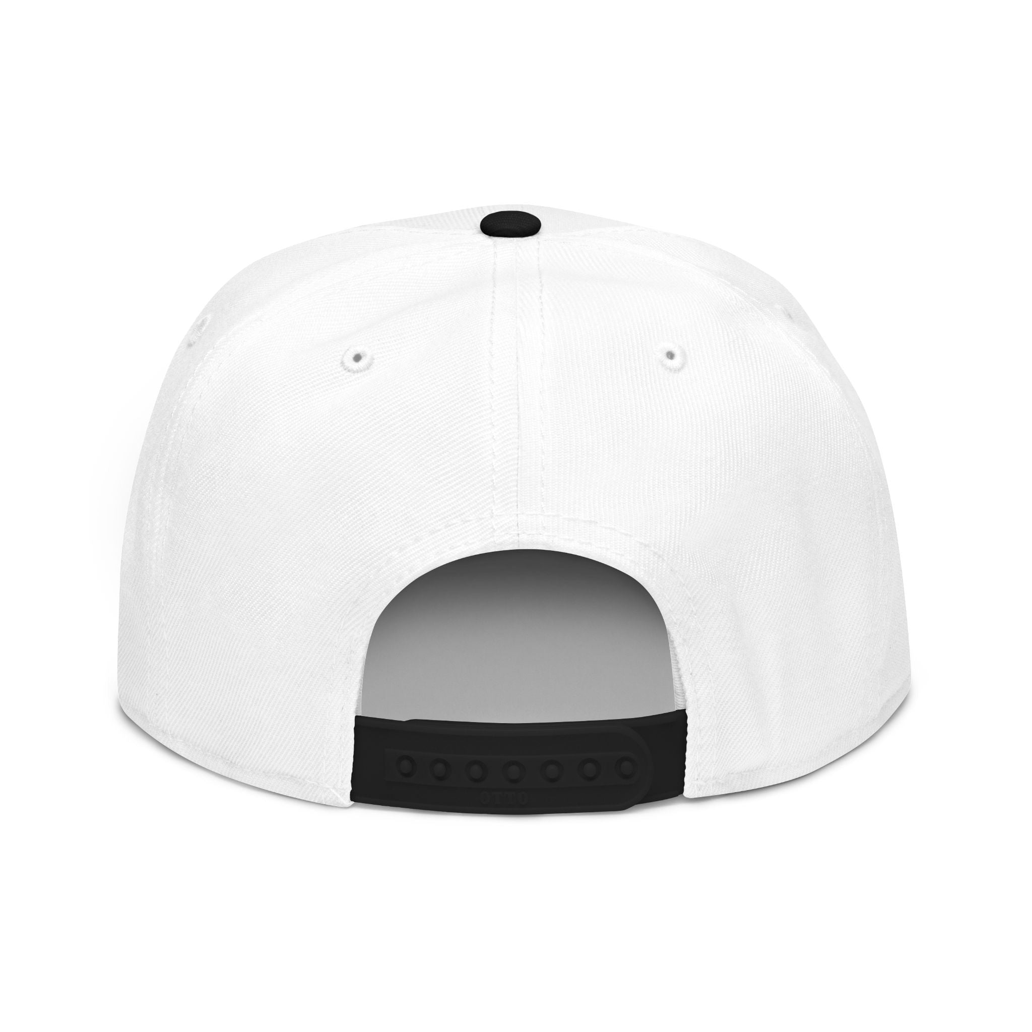 Embroidered 'Redeemed Walk in Truth' Snapback Hat With Side Design – White & Black Adjustable Cap