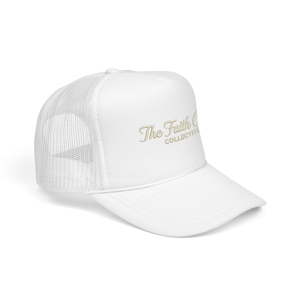The Faith Club Collective Trucker Hat – Embroidered Faith Script Cap