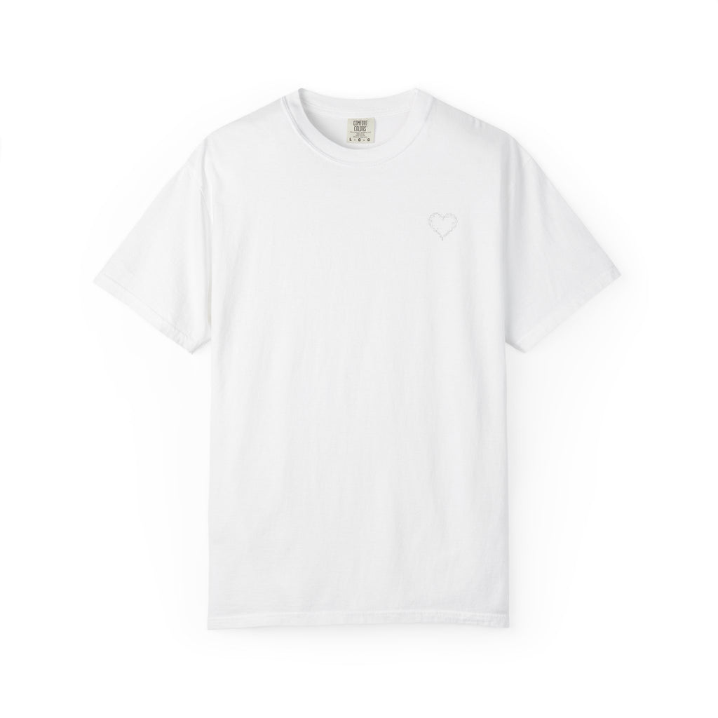 Botanical Cross And Heart T-Shirt — Floral Vine Crossback Graphic Tee