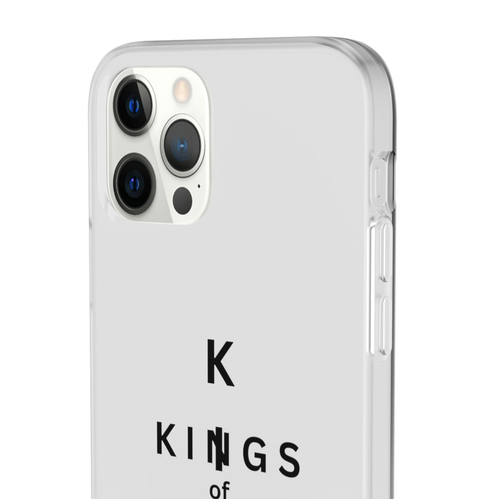 Flexi Phone Case — Minimal "Kings of King" Vertical Text Protective Cover