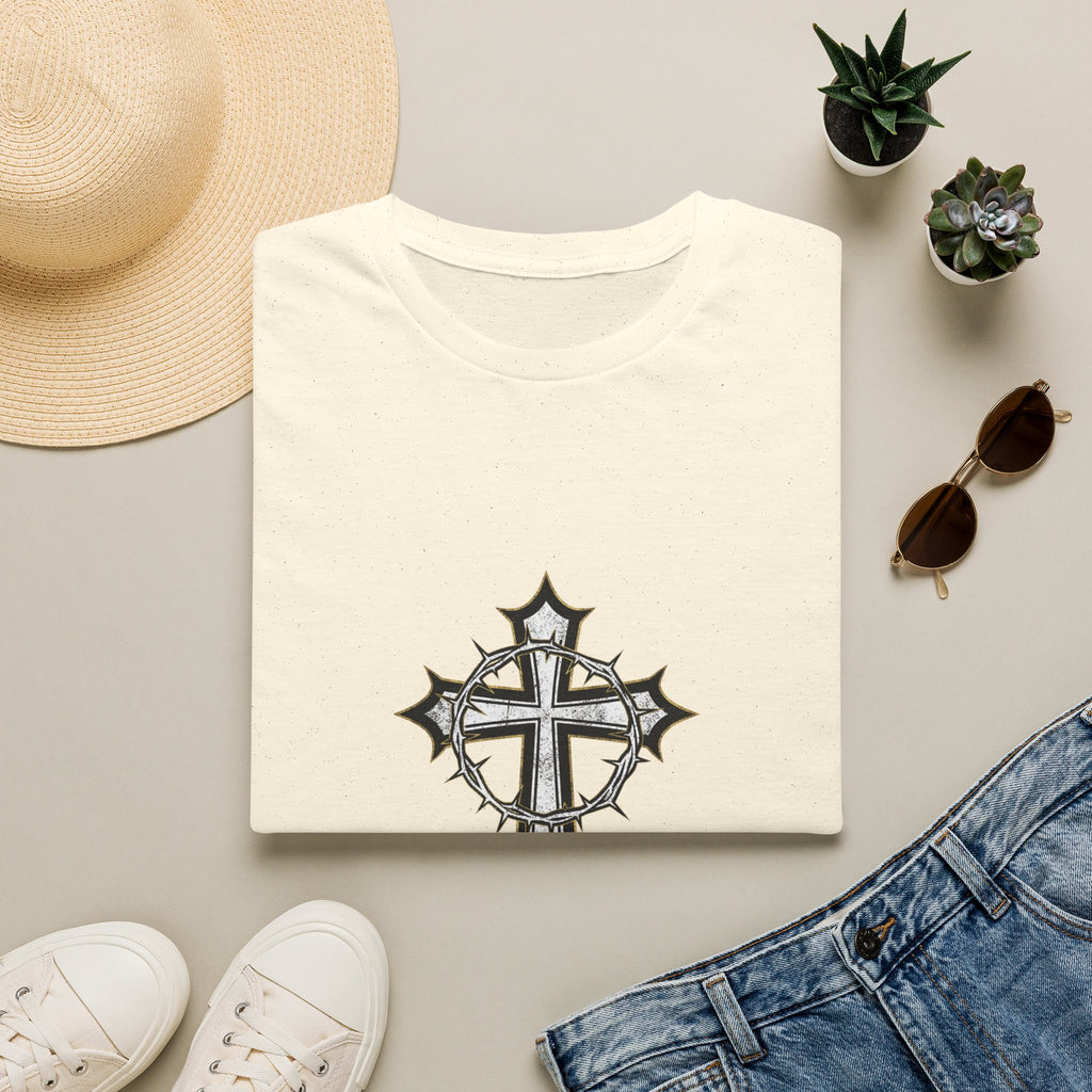 Cross + 'Chosen' T-Shirt — Gothic Faith Graphic Tee