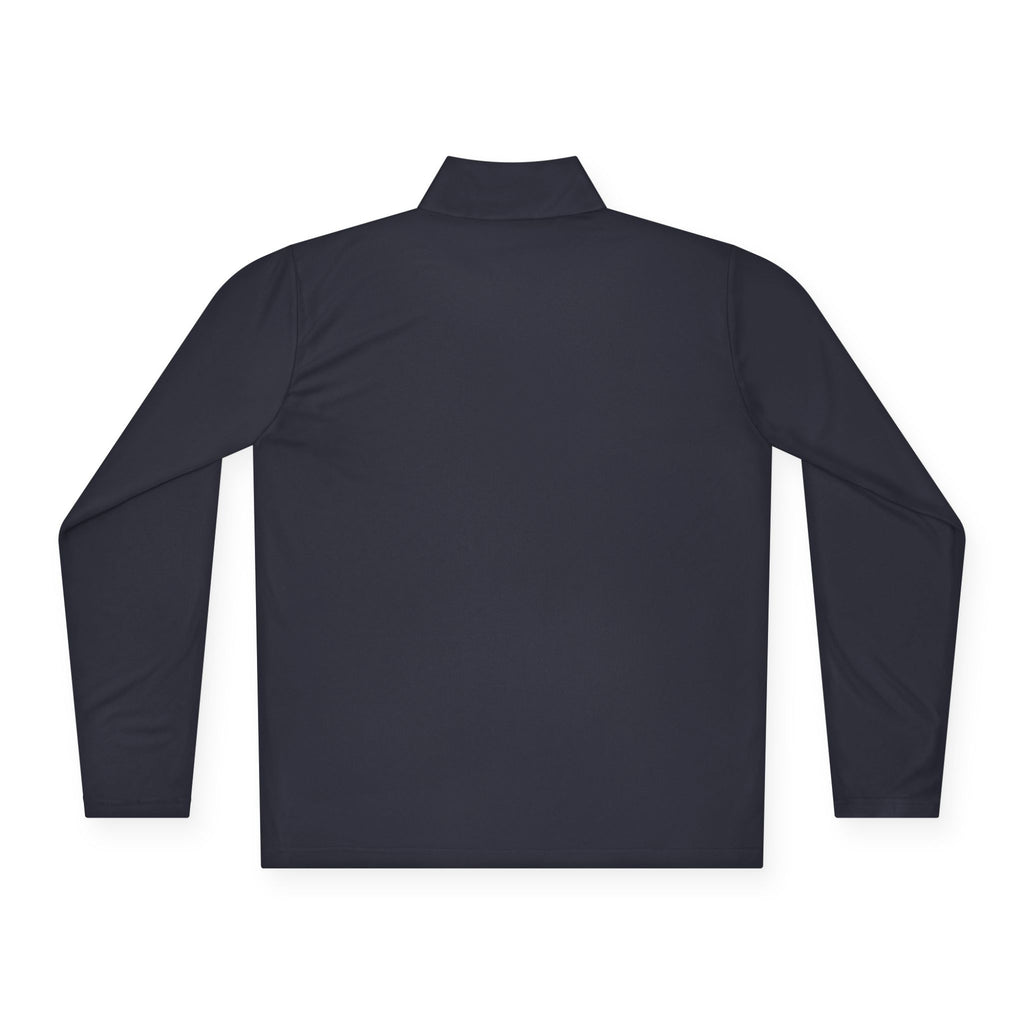 Quarter-Zip Pullover — Minimal "FAITH" Embroidered Casual Pullover