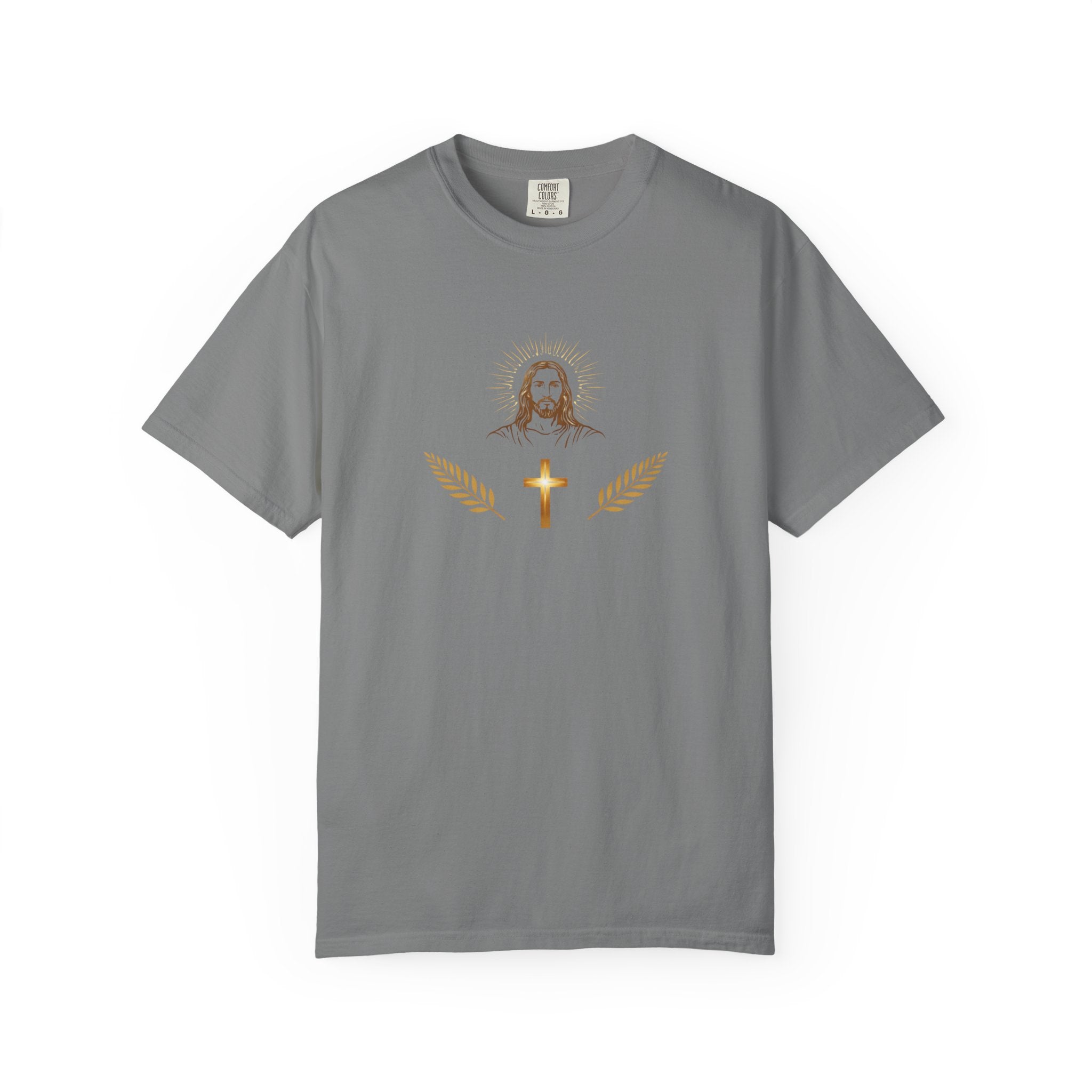 Jesus + Cross T-Shirt — Radiant Faith Graphic Tee