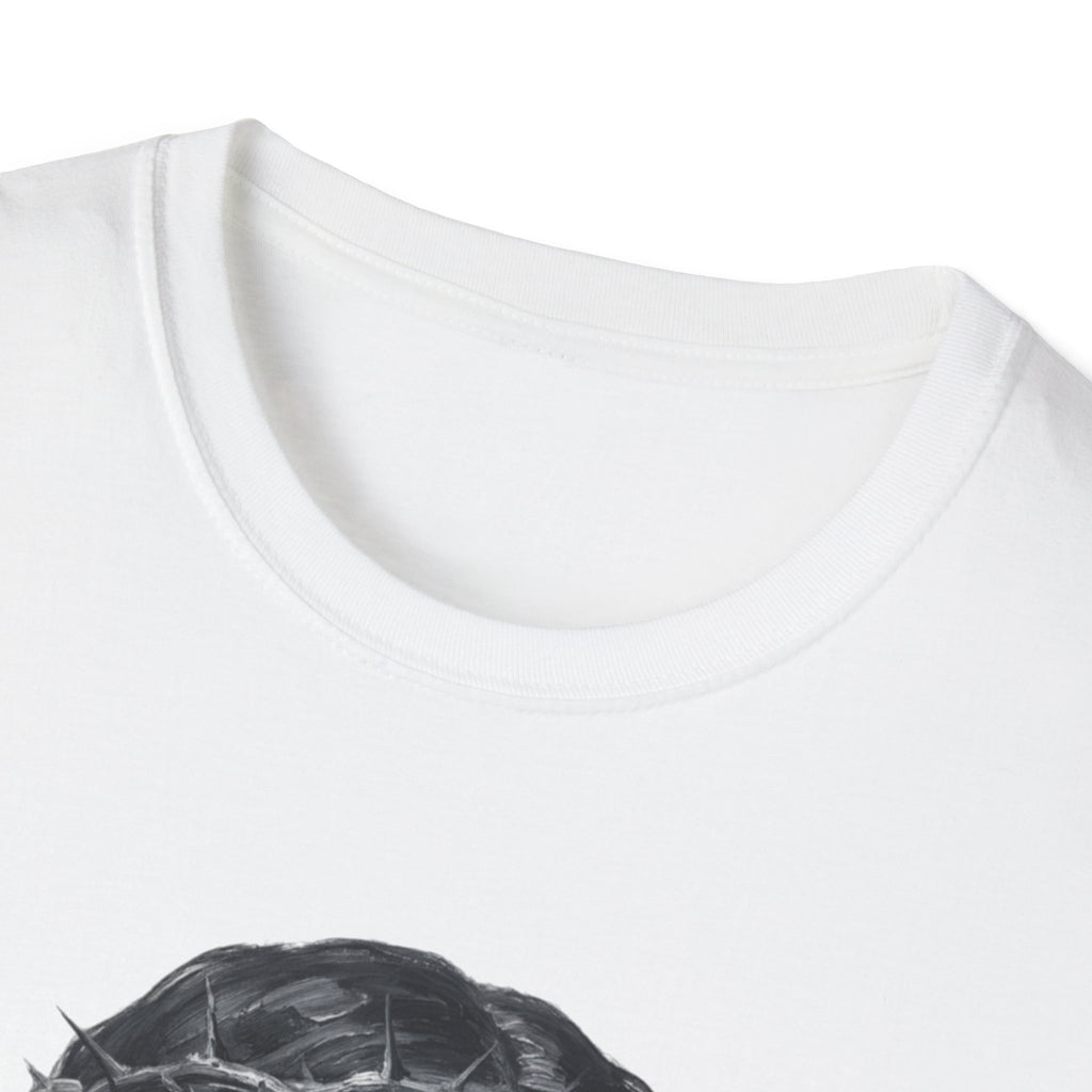 Jesus Portrait T-Shirt – Crown of Thorns Christian Tee